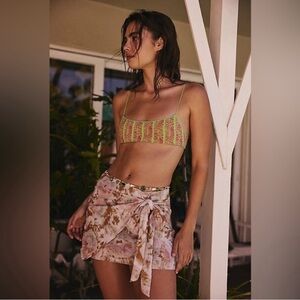 BNWOT Free People Sweet as a Beach Mini Skirt